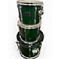 Used 1981 Pearl 3 Piece Export EMRALD GREEN Drum Kit
