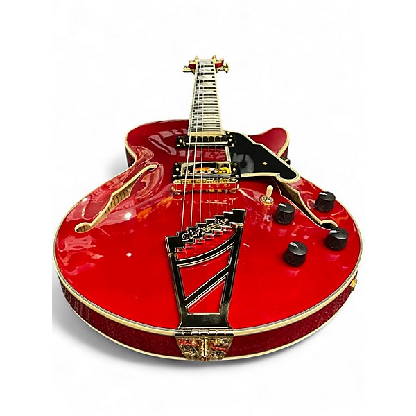 Used 2022 D'Angelico Excel SS Hollowbody Trans Red Hollow Body Electric Guitar