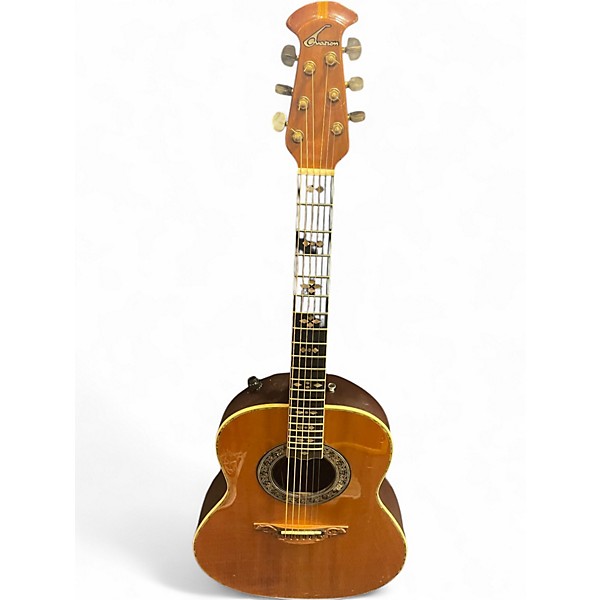 Used Ovation custom legend Natural Acoustic Electric Guitar