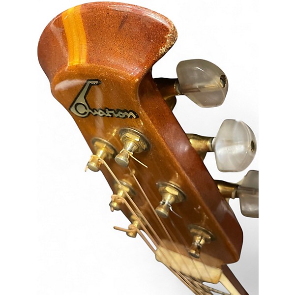 Used Ovation custom legend Natural Acoustic Electric Guitar