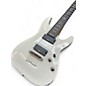 Used Schecter Guitar Research Demon 7 String White Solid Body Electric Guitar