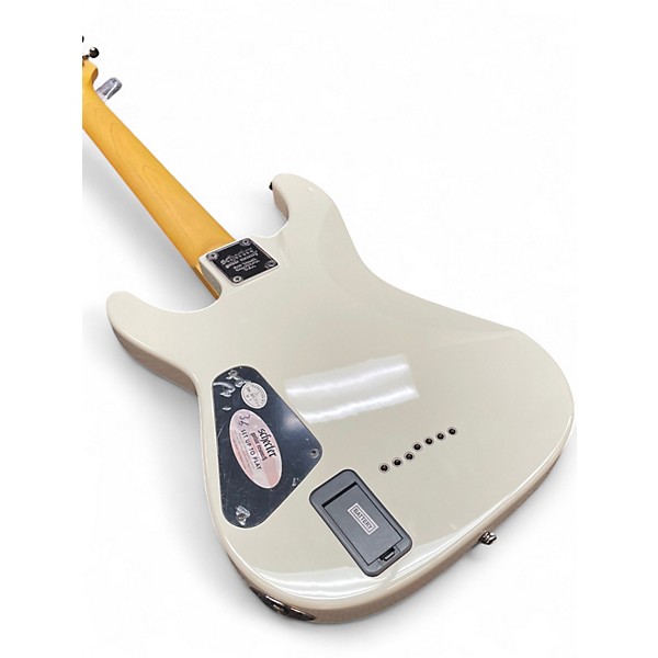 Used Schecter Guitar Research Demon 7 String White Solid Body Electric Guitar