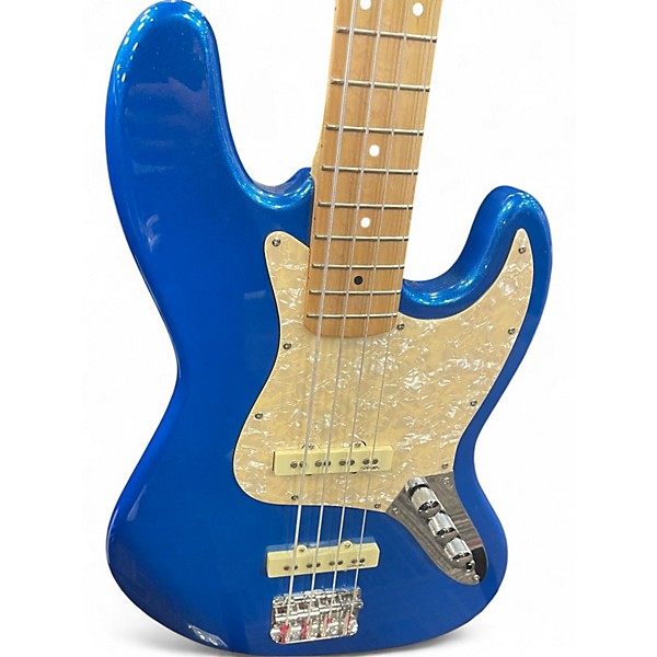 Used Stagg JAZZ BASS Blue Electric Bass Guitar