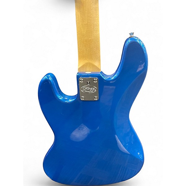 Used Stagg JAZZ BASS Blue Electric Bass Guitar