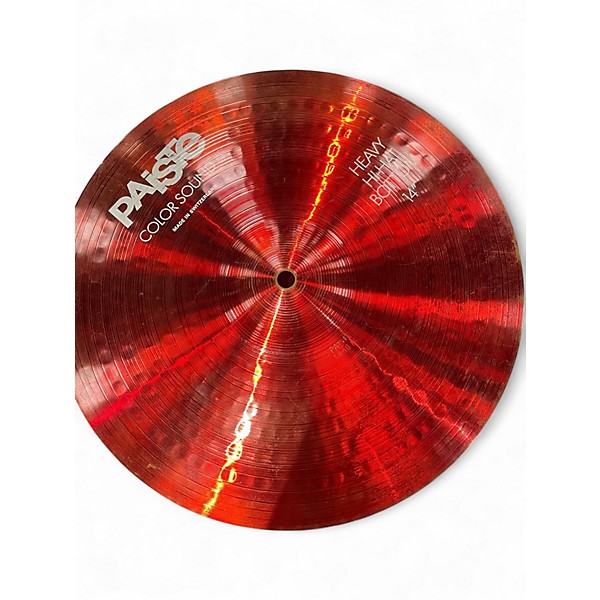 Used Paiste 14in COLOR SOUND HI HAT Cymbal
