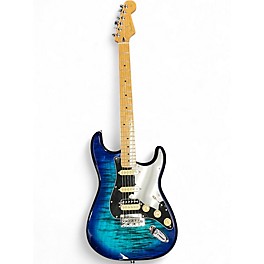 Used Fender Player Series II Plus Top Blue Burst Solid Body Electric Guitar