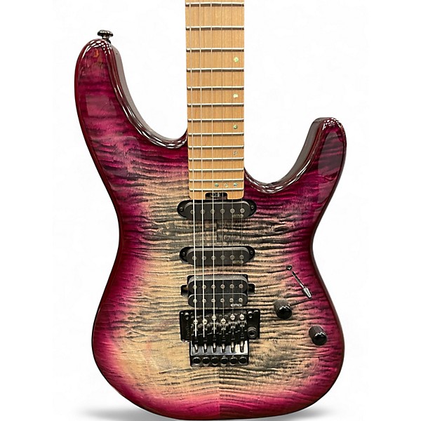 Used Schecter Guitar Research sun valley super shredder III Aurora Burst Solid Body Electric Guitar