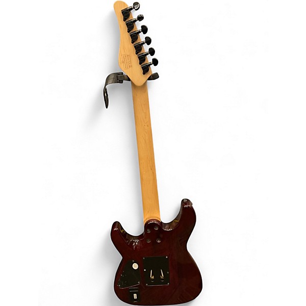 Used Schecter Guitar Research sun valley super shredder III Aurora Burst Solid Body Electric Guitar