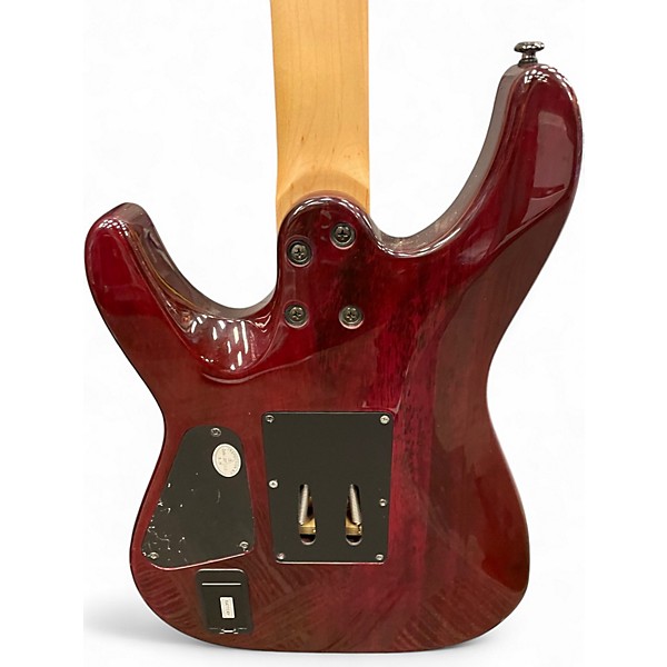 Used Schecter Guitar Research sun valley super shredder III Aurora Burst Solid Body Electric Guitar