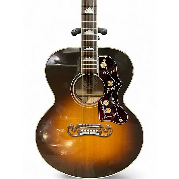 Used Gibson SJ200 Original 2 Color Sunburst Acoustic Electric Guitar
