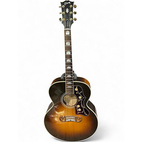 Used Gibson SJ200 Original 2 Color Sunburst Acoustic Electric Guitar