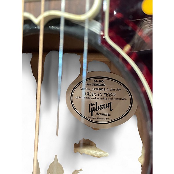 Used Gibson SJ200 Original 2 Color Sunburst Acoustic Electric Guitar