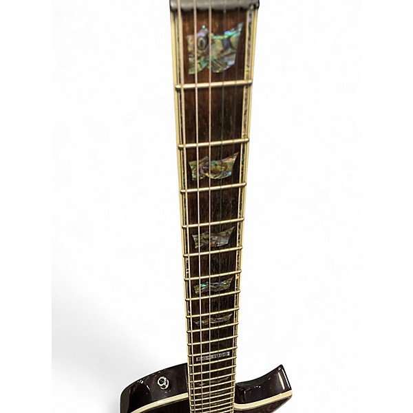 Used ESP EC1000 Deluxe Trans Red Solid Body Electric Guitar