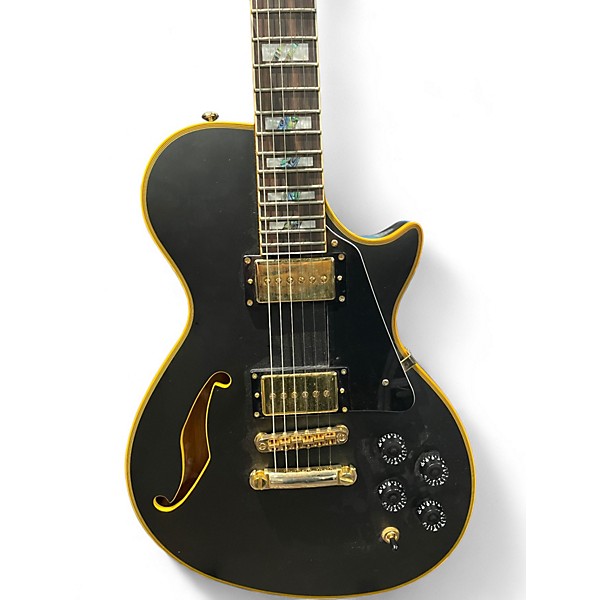 Used ESP XTONE PS-1000 Black Hollow Body Electric Guitar