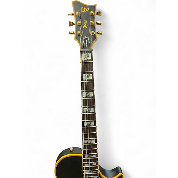 Used ESP XTONE PS-1000 Black Hollow Body Electric Guitar