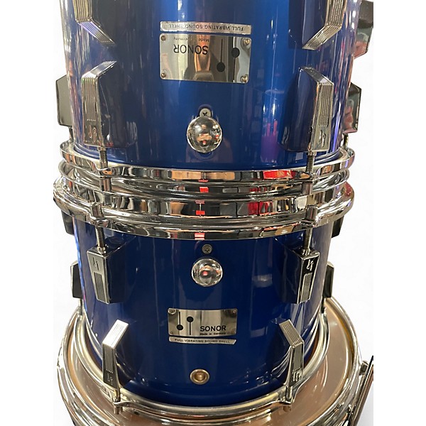 Used 1974 Sonar 4 Piece Champion Blue Drum Kit