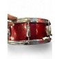 Used 1960s Slingerland 5X14 snare red sparkle Drum
