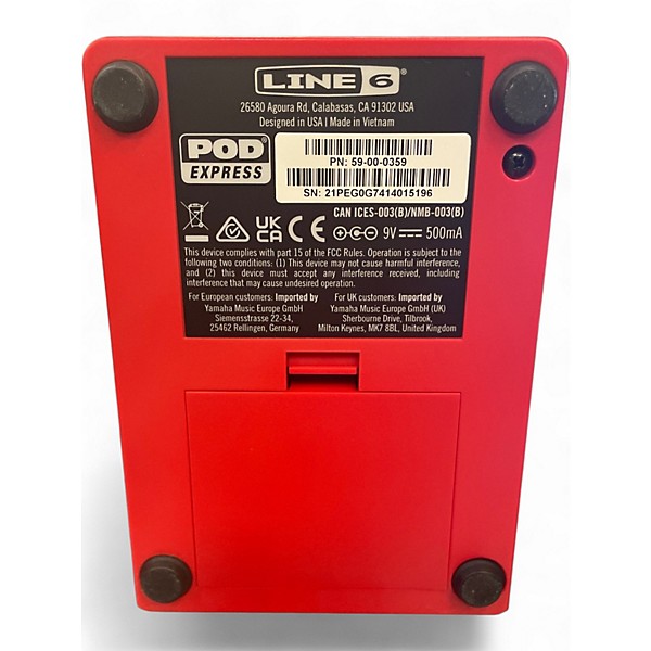 Used Line 6 Pocket Pod Express Amp Modeler Effect Processor