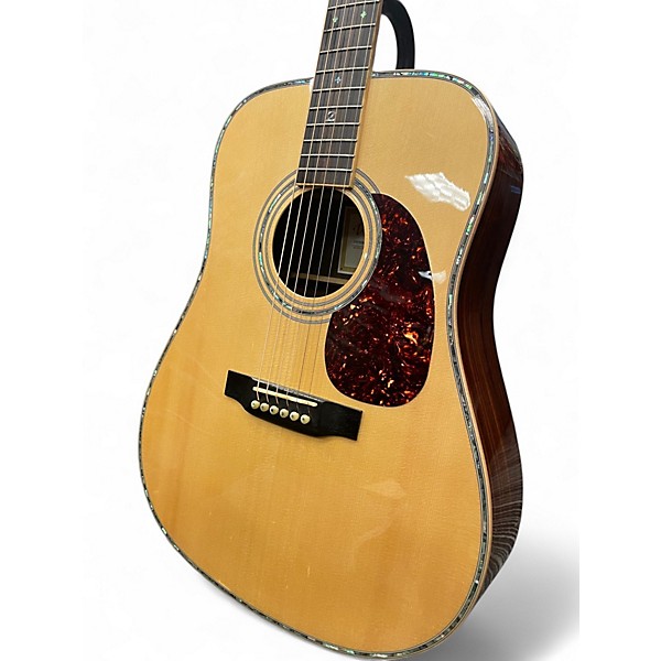 Used Zager ZAD900F Natural Acoustic Guitar