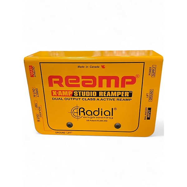 Used Radial Engineering REAMP X-AMP ACTIVE REAMPLIFIER Power Amp