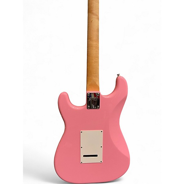 Used Squier Bullet Stratocaster Pink Solid Body Electric