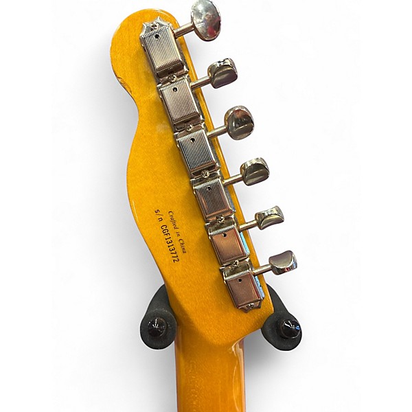 Used Fender Modern Player Telecaster Trans Black Solid Body Electric Guitar