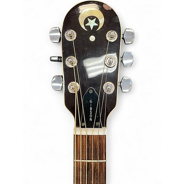 Used Epiphone eo-2-eb Trans Brown Acoustic Electric Guitar