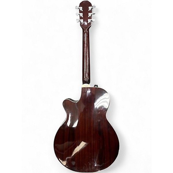 Used Epiphone eo-2-eb Trans Brown Acoustic Electric Guitar