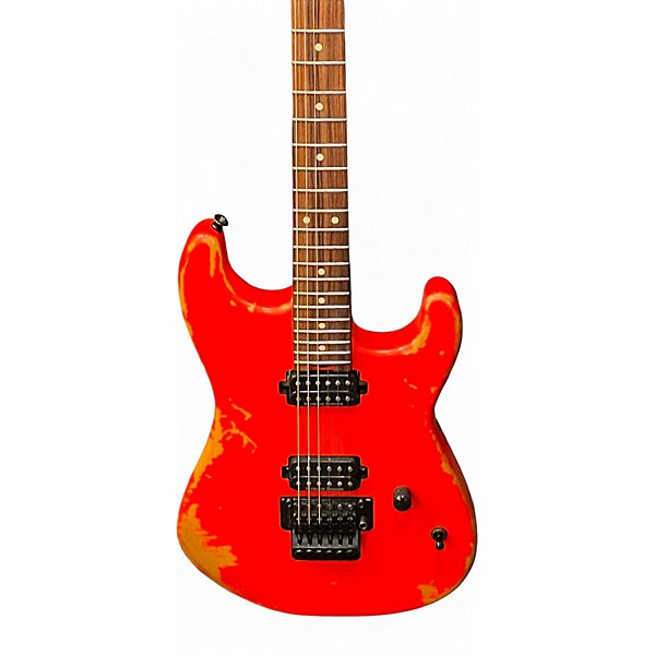 Used Charvel pro mod san dimas hhfrpf relic orange Solid Body Electric Guitar