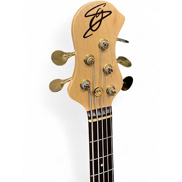 Used Saitias Guitars Lexell 5 Standard Red Electric Bass Guitar