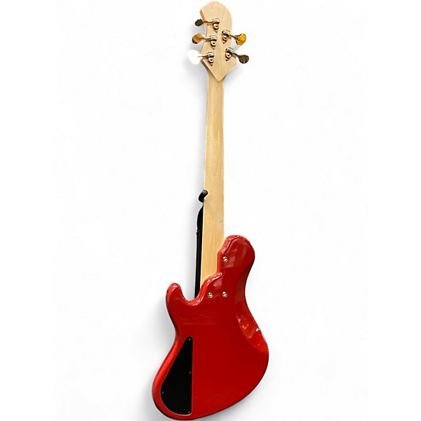 Used Saitias Guitars Lexell 5 Standard Red Electric Bass Guitar