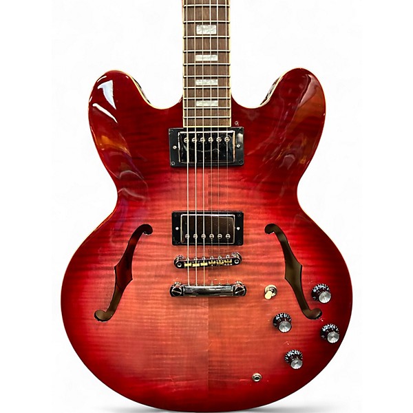 Used Epiphone ES 335 FIGURED IG RASPBERRY BURST Hollow Body Electric Guitar