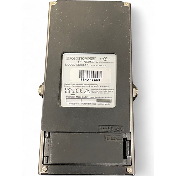 Used Peterson STROBOSTOMP Tuner Pedal
