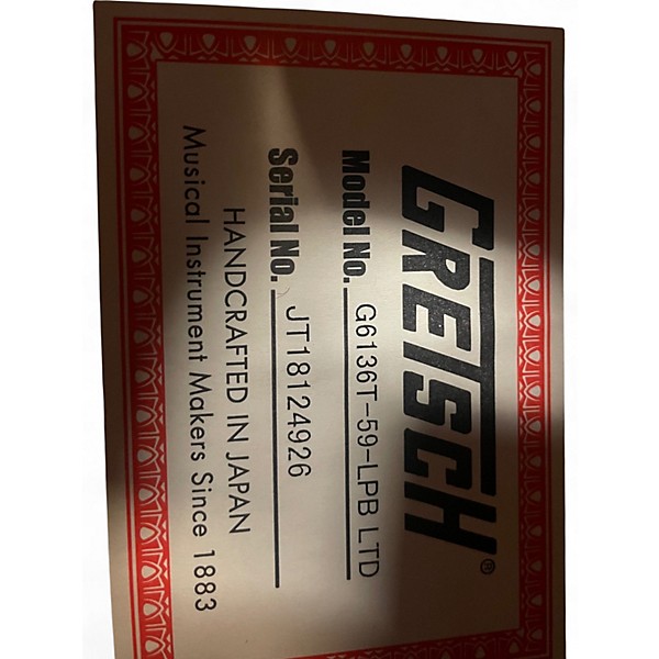 Used Gretsch Guitars G6136T-59 Lake Placid Blue Hollow Body Electric Guitar