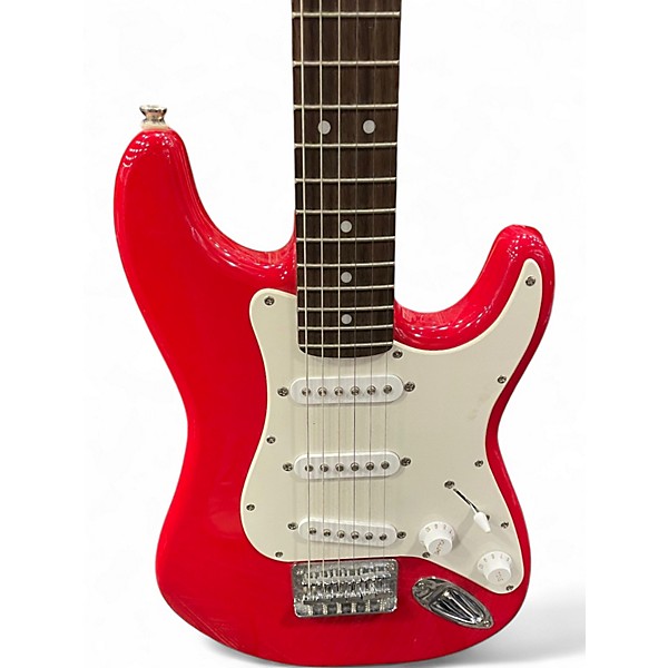 Used Squier Mini Affinity Stratocaster Torino Red Electric Guitar