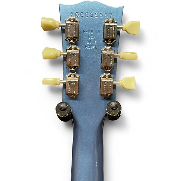 Used Gibson 2016 Limited Edition Les Paul Studio  Pelham Blue Solid Body Electric Guitar