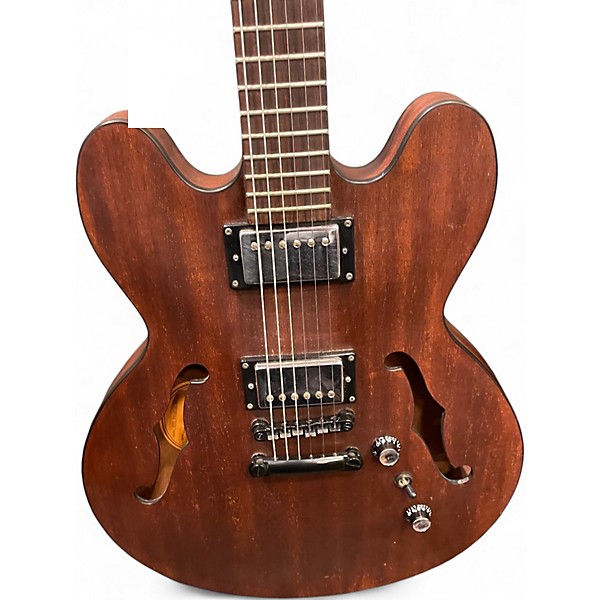 Used Epiphone Dot Studio Worn Brown Hollow Body Electric Guitar