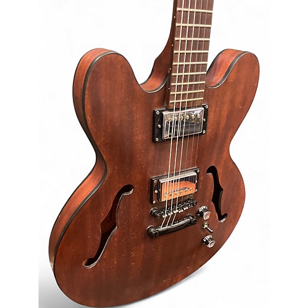 Used Epiphone Dot Studio Worn Brown Hollow Body Electric Guitar