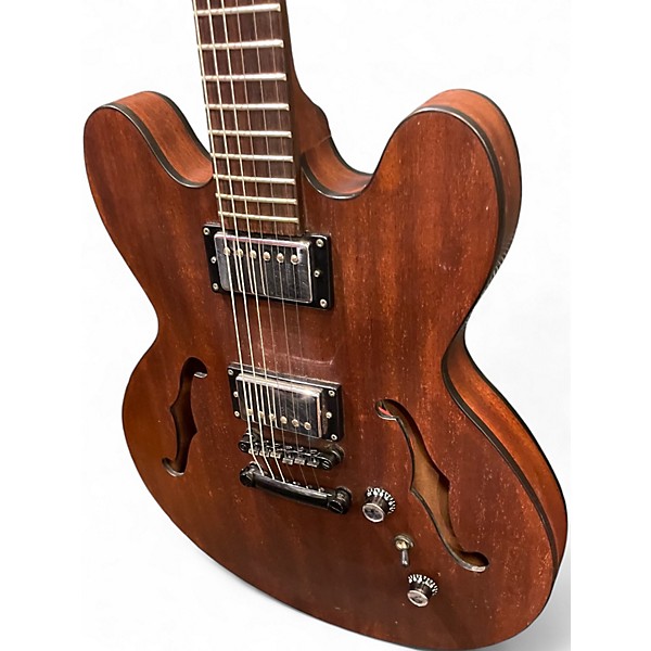 Used Epiphone Dot Studio Worn Brown Hollow Body Electric Guitar