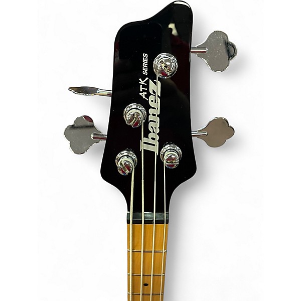 Used Ibanez ATK300 Black Electric Bass Guitar