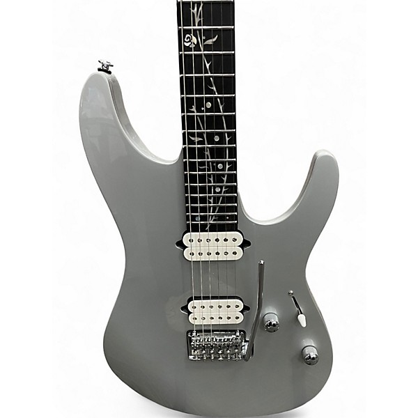 Used Ibanez TOD10 TIM HENSON SIGNAUTRE CLASSIC SILVER Solid Body Electric Guitar