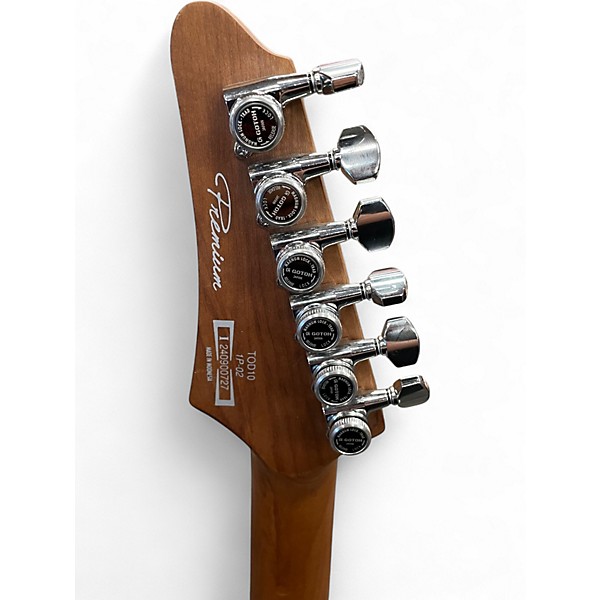 Used Ibanez TOD10 TIM HENSON SIGNAUTRE CLASSIC SILVER Solid Body Electric Guitar