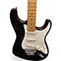 Vintage 1980s Fender Contemporary Series Stratocaster SSS Black Solid Body Electric Guitar thumbnail