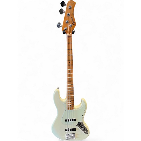 Used Tagima TW White Electric Bass Guitar