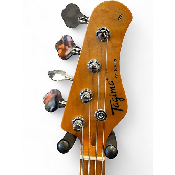 Used Tagima TW White Electric Bass Guitar