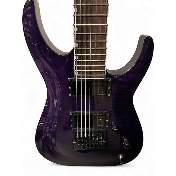 Used ESP SH7 Ever Tune Trans Purple Solid Body Electric Guitar