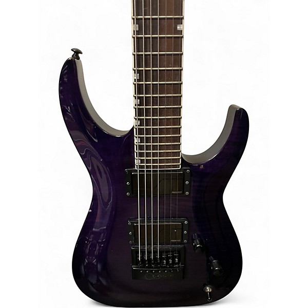 Used ESP SH7 Ever Tune Trans Purple Solid Body Electric Guitar