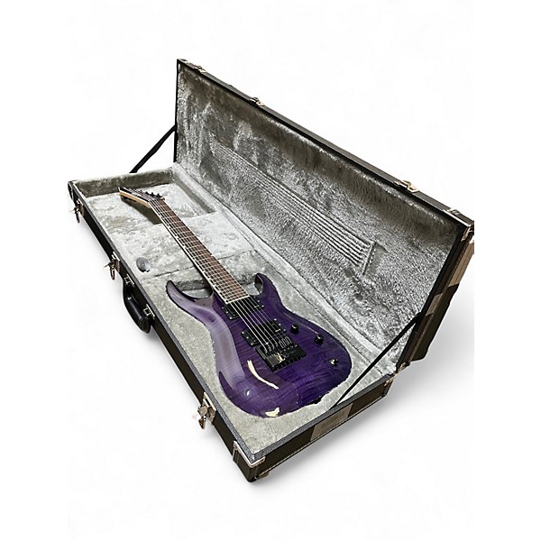 Used ESP SH7 Ever Tune Trans Purple Solid Body Electric Guitar