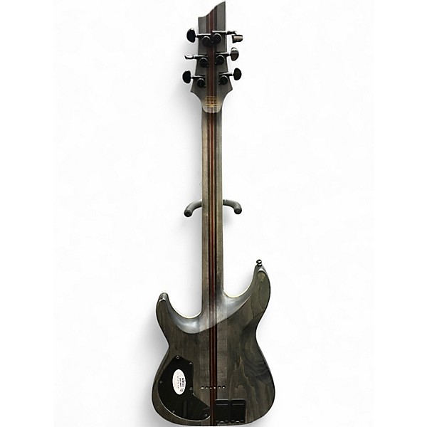 Used Schecter Guitar Research C-1 FR-S SLS Elite Evil Twin Satin Black Solid Body Electric Guitar