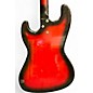 Vintage 1970s Harmony H25 Silhouette Sunburst Electric Bass Guitar